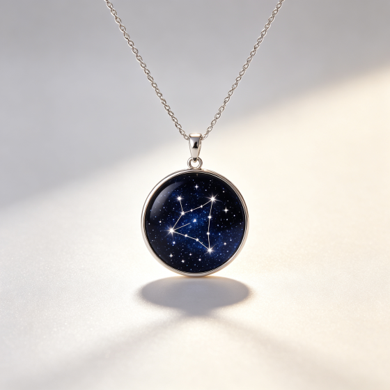 Custom Star Map Necklace - Personalized Date Memorial